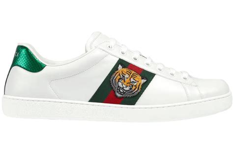 gucci white tiger shoes|gucci tiger for sale.